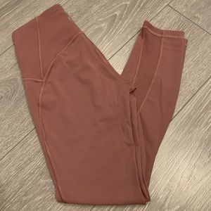 LULULEMON IN MOVEMENT TIGHT 25” EVERLUX - SIZE 4